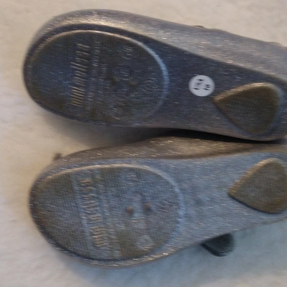 Mini Melissa Silver Glitter Cat Mary Jane Toddler Shoes